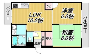 STAC立花【3階】の間取り