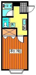 メルウィング桜【2階】の間取り