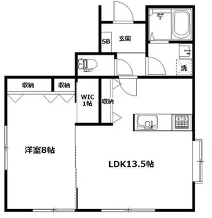 ブリリアントスイート【1階】の間取り