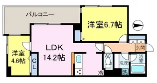 LANAI T GADEN【4階】の間取り