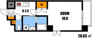 Marionette13 (旧ドルチェヴィータ)【8階】の間取り