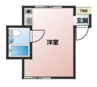 ベルコート剣崎【1階】の間取り