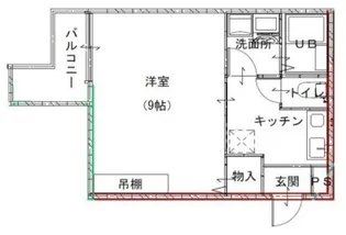 アークリード浜大津【4階】の間取り