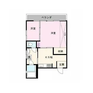 山王ローズシャトー【3階】の間取り