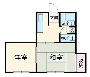 熊谷ハイツ【1階】の間取り
