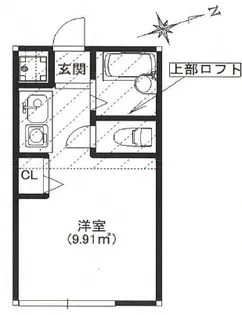 グランド中野【2階】の間取り