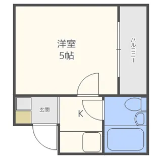 グレース日本橋【5階】の間取り