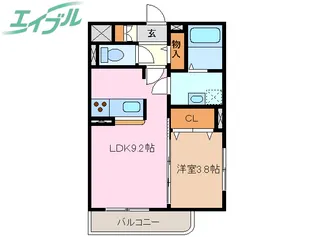 ファインII【3階】の間取り