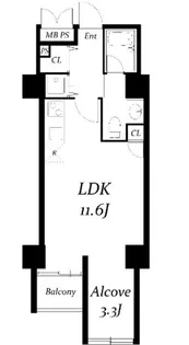 アーバンパーク代々木【4階】の間取り