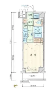 ルーブル羽田萩中【2階】の間取り