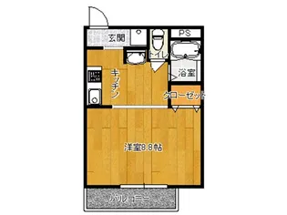 コーポラスハウスケープジャスミン【1階】の間取り