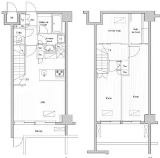 レジデンス桜新町ガーデン【1階】の間取り