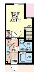 ブリックス本厚木【0】【1階】の間取り