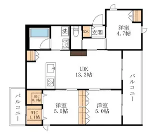 Maison Grace(メゾン グレイス)【1階】の間取り