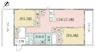 (シニア限定)ヘーベルヴィレッジ北赤羽~Gloier~【2階】の間取り