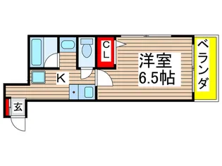 ウエストヴィレッジ【2階】の間取り