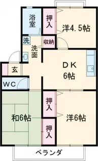 セジュール・ケイ【2階】の間取り