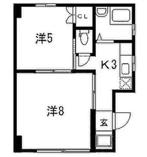 丸丘ハイツ【3階】の間取り