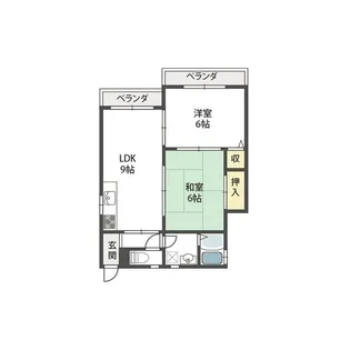 ロイヤルコート1番館【1階】の間取り