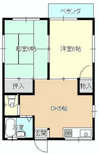 コーポヒロ【1階】の間取り