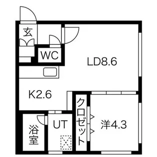 Mieux Vivre(ミュウヴィーブル)【3階】の間取り