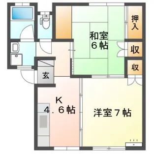 ロイヤルセレクト2【1階】の間取り