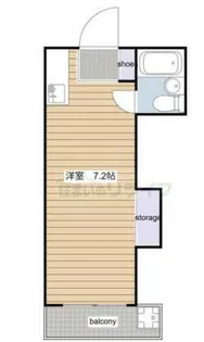 コーポパインウッド【2階】の間取り