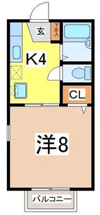 アーク【2階】の間取り