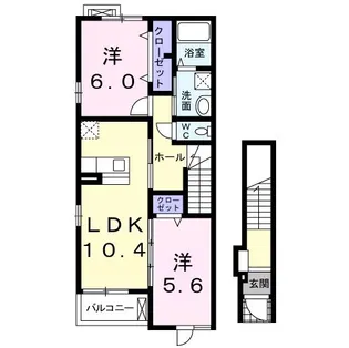 エル 東山【2階】の間取り