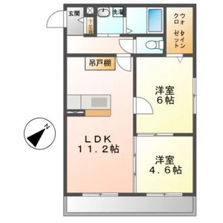 Bel Paese【3階】の間取り