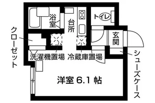 Nasic武蔵境【1階】の間取り