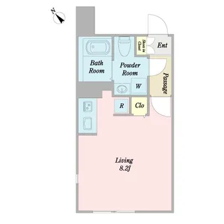 LUORE文京千石【2階】の間取り