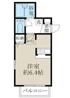 サンハイム関新【1階】の間取り