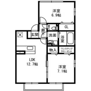 パサージュ【2階】の間取り