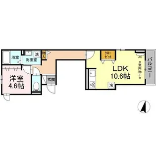 La Belle Vie【2階】の間取り