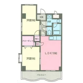 セレーネ久保田【3階】の間取り