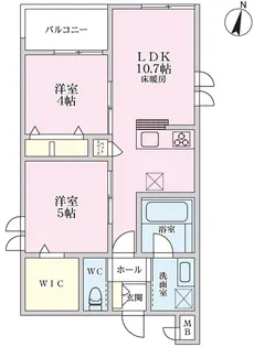 Refrise平塚錦町【3階】の間取り