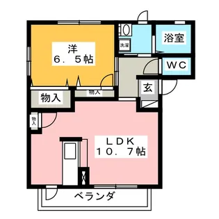 ディアコート C【2階】の間取り