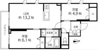 LieTo新中野【4階】の間取り