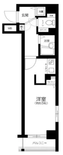 グランフォース九段【11階】の間取り