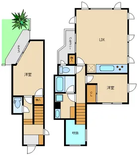 グレイスイン津田山の間取り