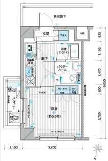 メインステージ赤羽北II【3階】の間取り