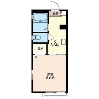 メゾンドフルールIII【1階】の間取り