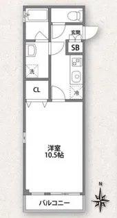 オセアーノ【3階】の間取り