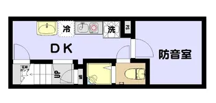 アールヒルズ日本橋の間取り