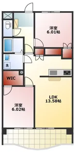 セレーザ鶴田【3階】の間取り