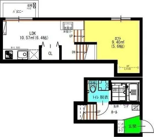 RadIAnce七里(レイディエンス七里)【2階】の間取り