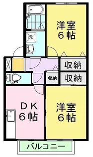 カーサ・ファミリアA【1階】の間取り