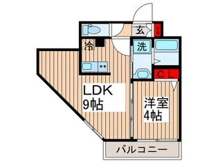 LIEBE高田馬場【4階】の間取り