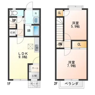 光の森Terrace Aの間取り